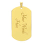 To My Son | You Are Braver Than You Believe - Dog Tag Necklace