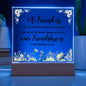 For Friend | Printed Square Acrylic Plaque