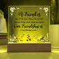 For Friend | Printed Square Acrylic Plaque