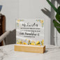 For Friend | Printed Square Acrylic Plaque