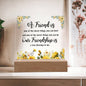 For Friend | Printed Square Acrylic Plaque