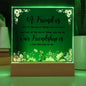 For Friend | Printed Square Acrylic Plaque
