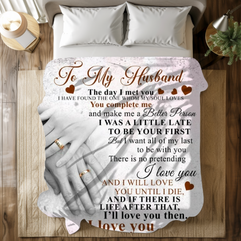 To My Husband | FLM Arctic Fleece Blanket 50x60